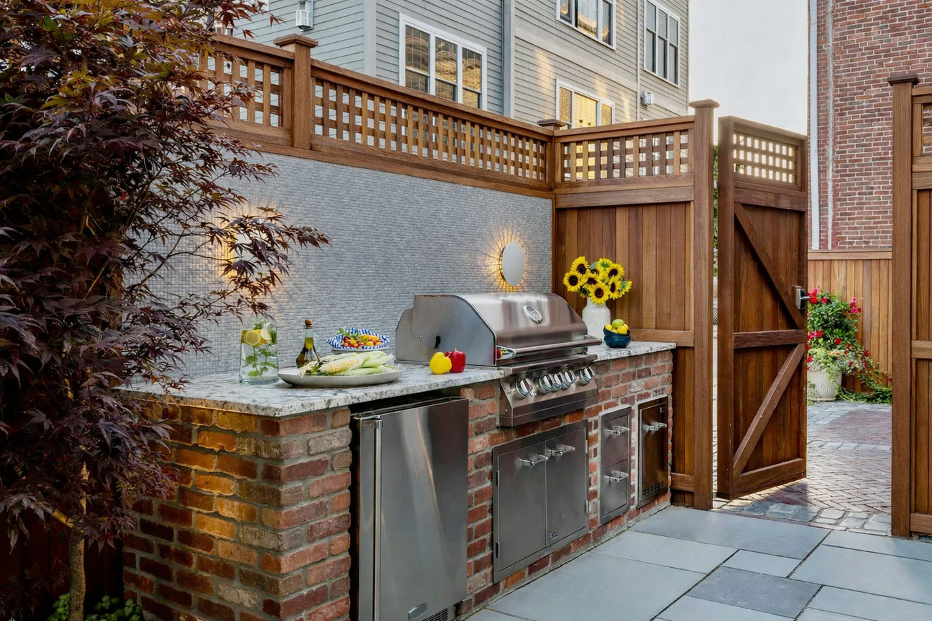 Outdoor kitchen masonry in Fayetteville, AR